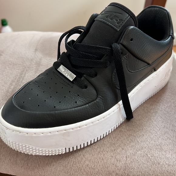 Nike Air Force 1 Sage Low women’s size 9 black & white - Picture 5 of 5